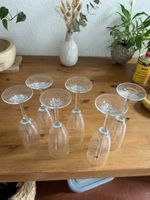 Lot de 6 verres à champagne en verre
