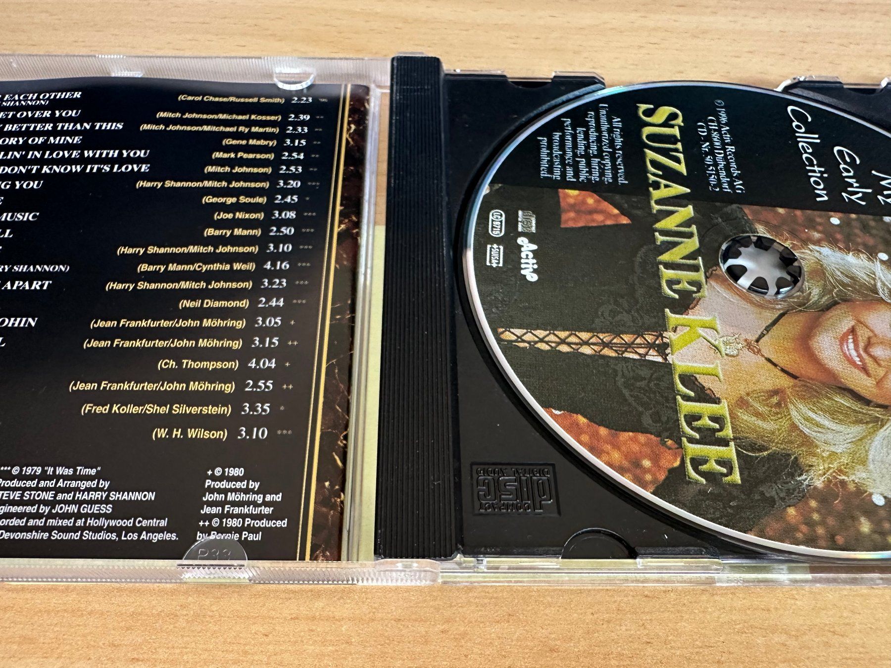 CD: Suzanne Klee – My Early Collection – Usato da Rikon im Tösstal venduto da Alpenmutz 2