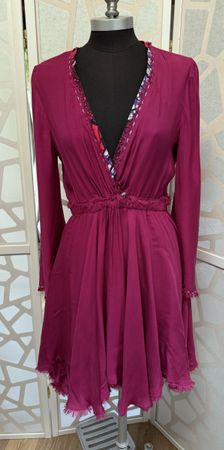 Beautiful fuchsia VMT tunic/ dress. S/M