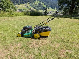Rasenmäher Benzin Okay, wenig gebraucht