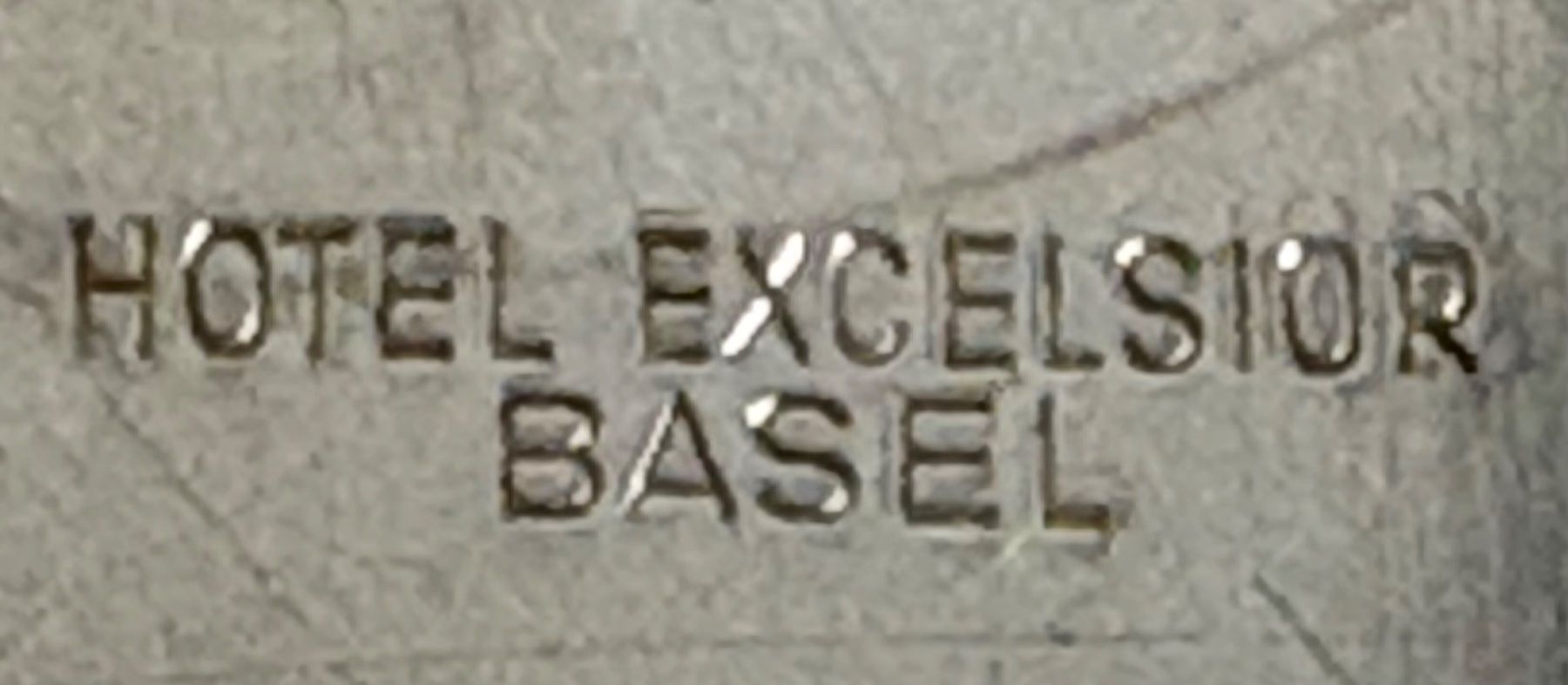 Servierplatten: 3 Servierteller Hotel Excelsior Basel versilbert gebraucht – Gebraucht aus Frick von Rukki 2