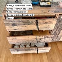 Sideboard Kombination Holzoptik 210cm breit 75cm hoch