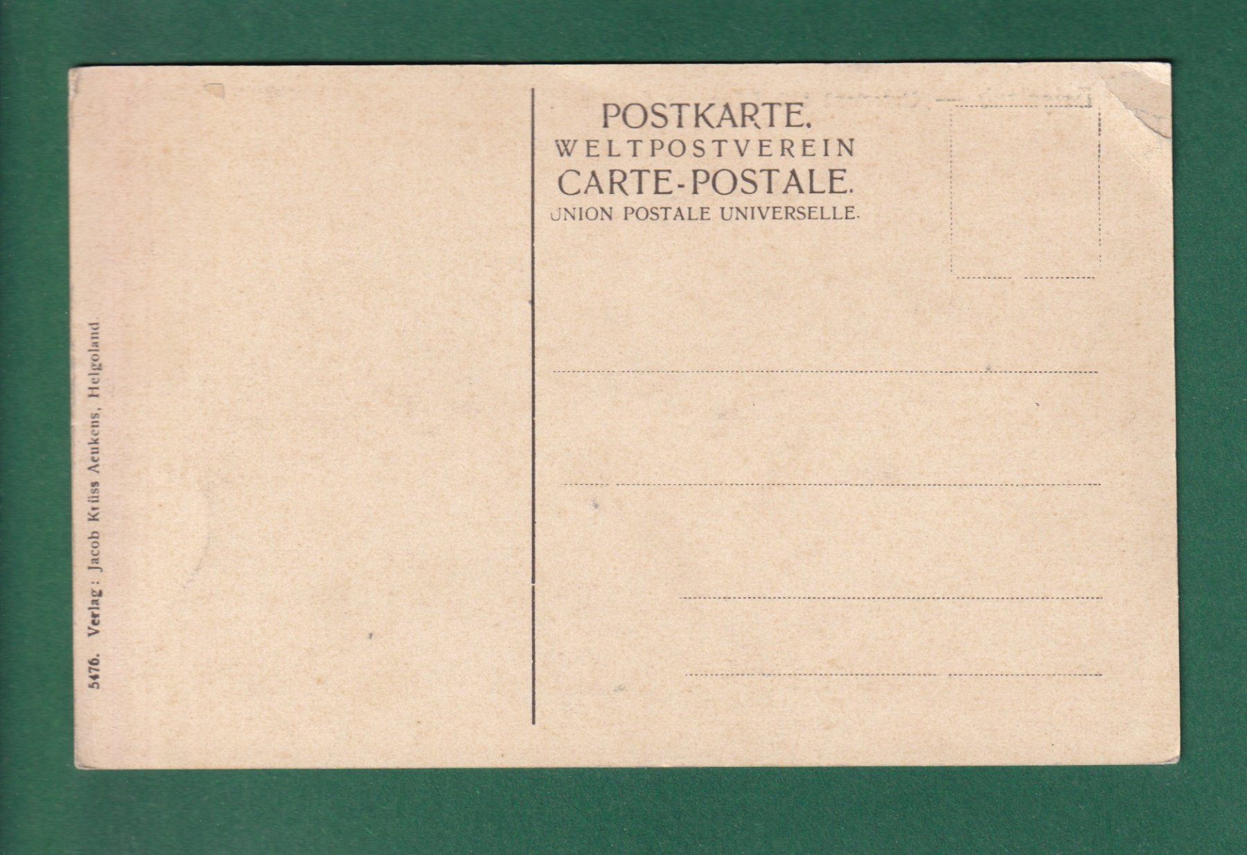Cartoline postali: HELGOLAND - Unterland und Düne  // Eckbug // – Usato da Pully venduto da nicecards-shop 1