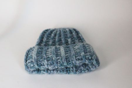 Winter Mütze Wolle handgestrickt