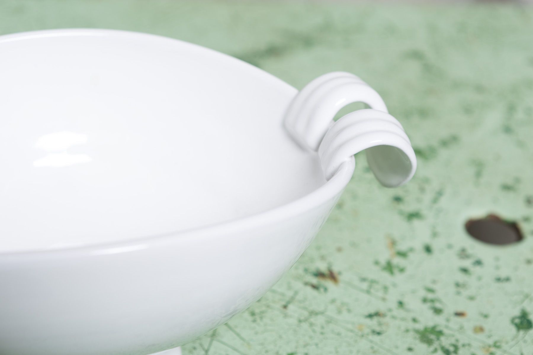 Linck Ciotole: Weisse Henkelschale von Margrit Linck – Usato da Bern venduto da sales_et 6