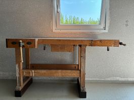 Holzwerkbank antik, 160cm