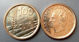 SPANIEN - 100 PESETAS 1995 - AUS DER ORIGINALROLLE - UNZ.