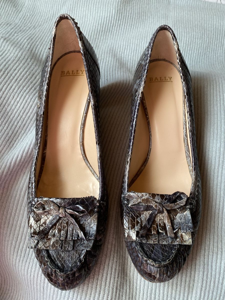 Bally Scarpe da donna: Bally Escarpins en cuir serpent 39 – Usato da Geneve venduto da Monthoux13
