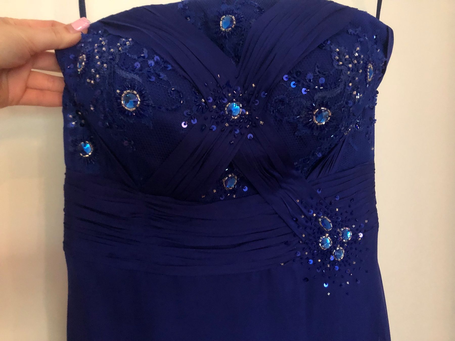 Vestiti: Abendkleid königsblau, Gr. 36 – Nuovo (secondo la descrizione) da Chur venduto da Pati0910 1
