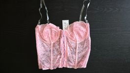 ​🏷️ Anti-Flirt Paris Spitzen-Corset /Bustier (3) Soft Pink