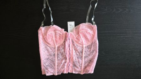 ​🏷️ Anti-Flirt Paris Spitzen-Corset /Bustier (3) Soft Pink