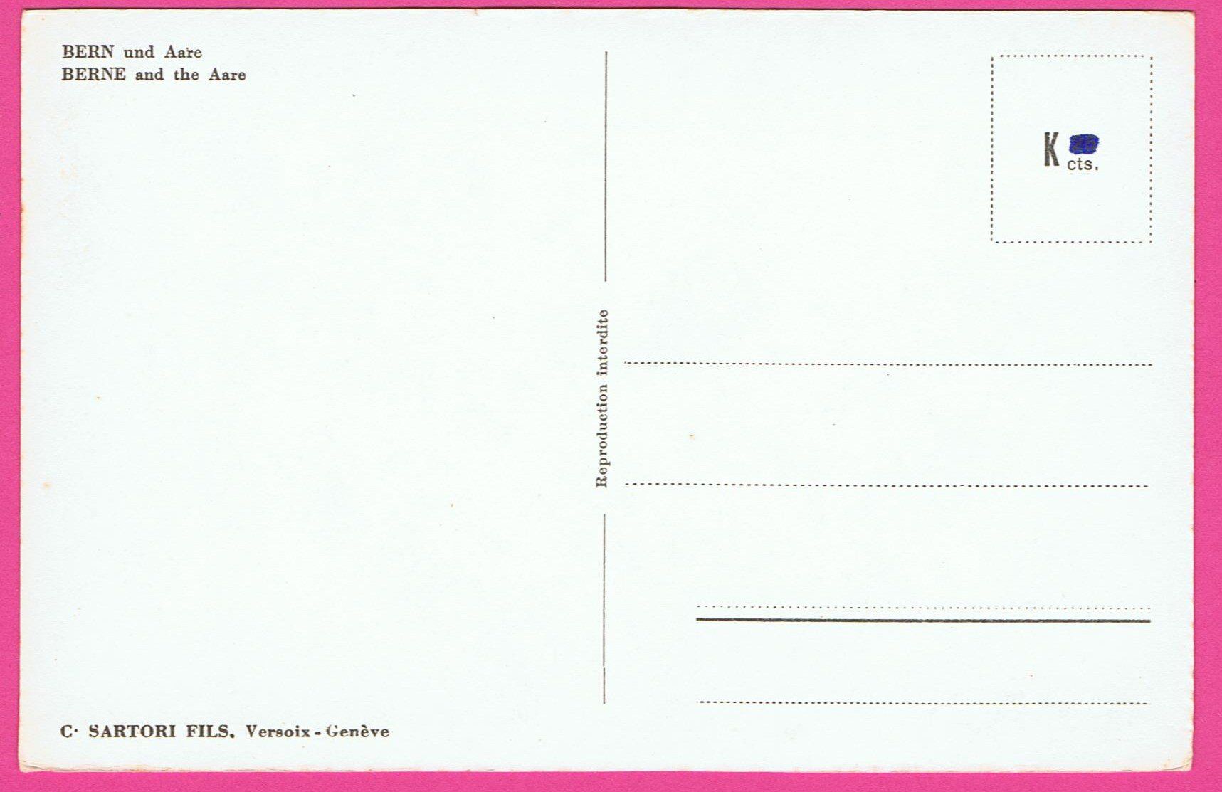 Cartoline postali: Bern und die Aare – Usato da Einsiedeln venduto da dillie 1