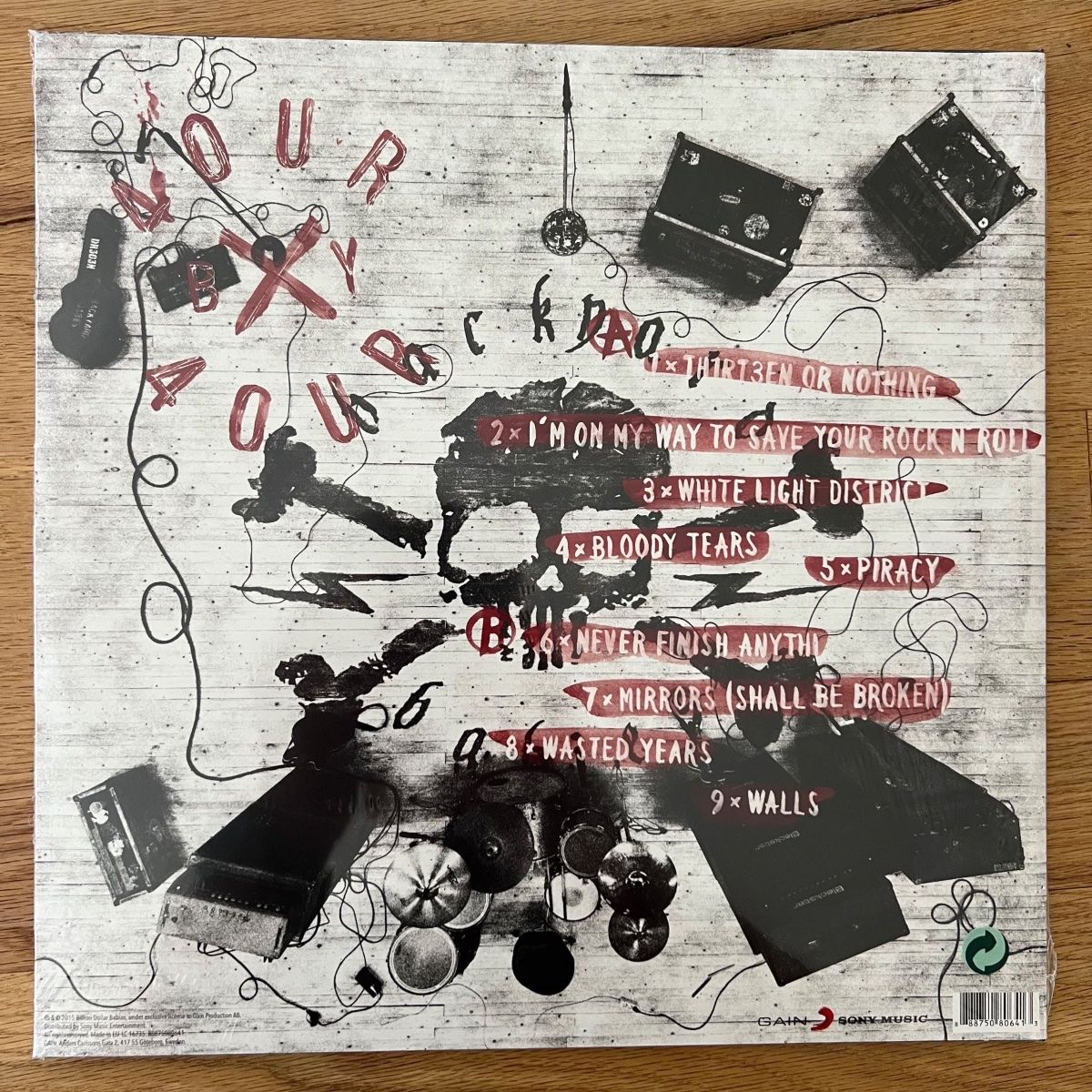 Dischi in vinile: Backyard Babies - Four By Four / 1. EU-Press. 2015 - NEW – Nuovo e nell'imballaggio originale da Gais venduto da soundcave57 1