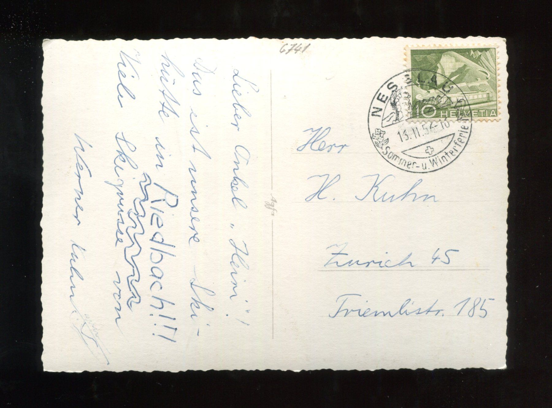 Cartes postales: Riedbach, Nesslau, Skihaus – D'occasion à Aarau par Elmaar41 1