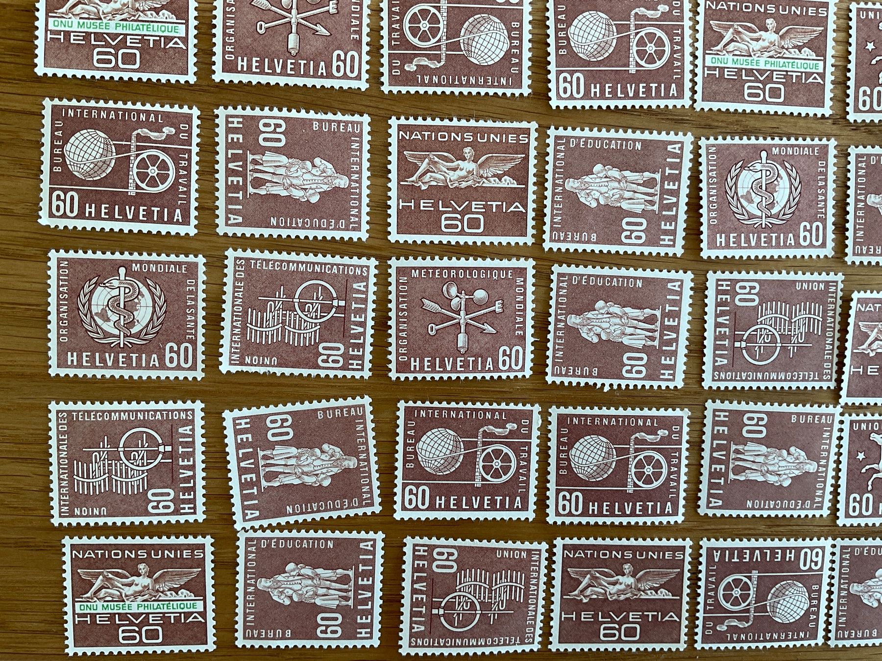 Tutti i francobolli: 60Fr Ämter Frankaturware ungestempelt postfrisch Sammlung – Nuovo (secondo la descrizione) da Wil SG venduto da Chefsugus 3