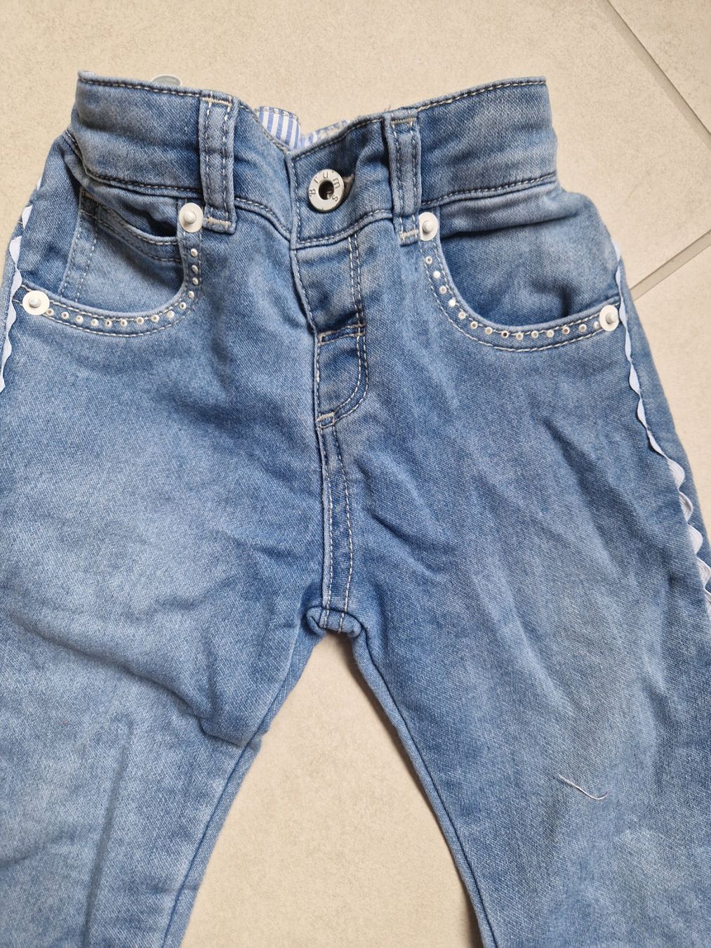 Pantaloni: Jeans, Gr. 86  v. Brums, 18 Mte, sehr herzig – Usato da Arlesheim venduto da Vera6 1