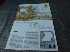 Münzbrief Uganda
