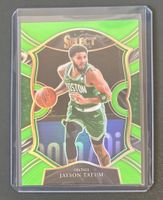 NBA Jayson Tatum 2020 Select Green Numbered Parallel /75