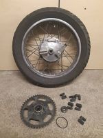 Yamaha SR 250 Rad Hinten