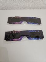 2 Stück Sonnenfinsternis- Brillen