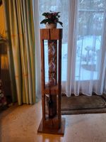 Rustikaler Weinständer aus Holz - Vintage Weinregal 🍷🪵