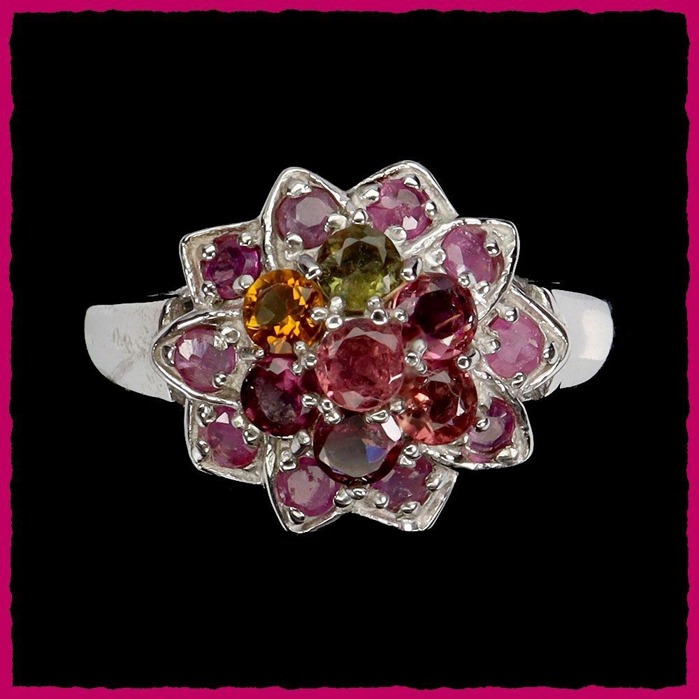 Ringe: TOURMALINE, Multi-Turmalin - Rubin Ringe 925 Silber – Neu und originalverpackt aus Oberglatt ZH von Goldfee1 3