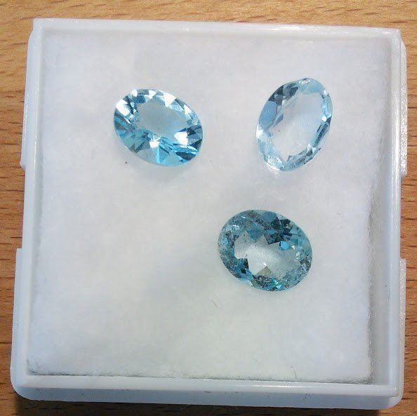 Pietre preziose: Topas Oval 6.43ct 3stk LOT – Nuovo e nell'imballaggio originale da zuerich venduto da Jewlsdesign