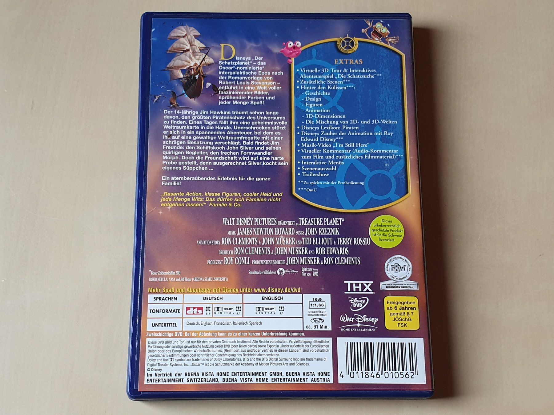 Alle DVDs: Der Schatzplanet – Gebraucht aus Stansstad von collectorsshop 1