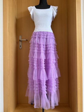 Boho Maxitüllrock
