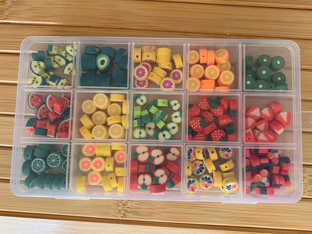 Fimo Bastelperlen Set + Organizer Box (Neu und originalverpackt) in ...