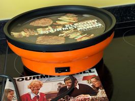 RAR 1970er KUHN RIKON Gourmet Grill Electro , NEU in OVP !!!