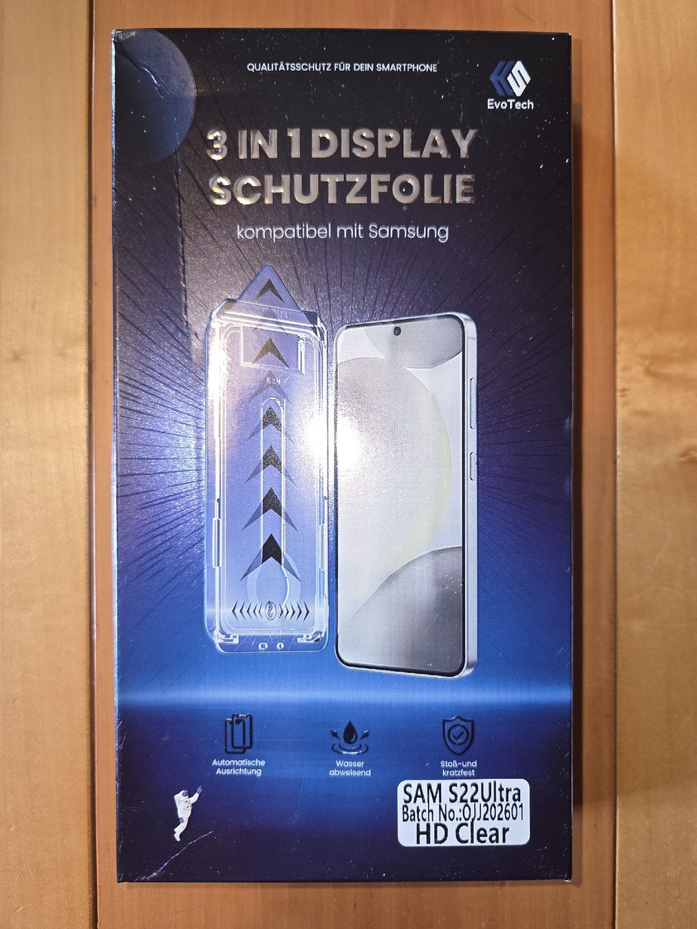 Lackretusche & Schutzfolien: 3in1 Display Schutzfolie Evo Tech – Neu und originalverpackt aus Alchenstorf von lora_o