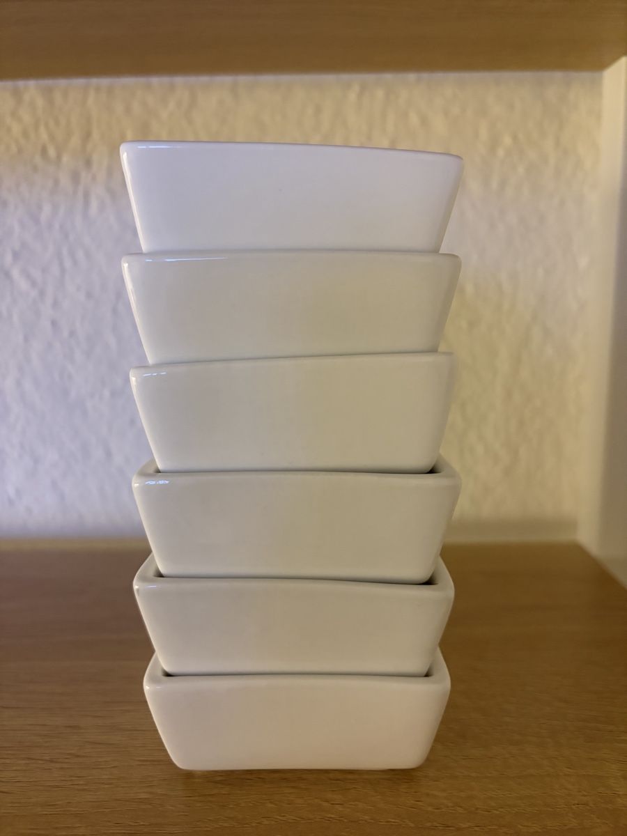 Ciotole: 6 Saucen Schälchen Porzellan – Nuovo (secondo la descrizione) da Niederurnen venduto da sel_z2wg 2