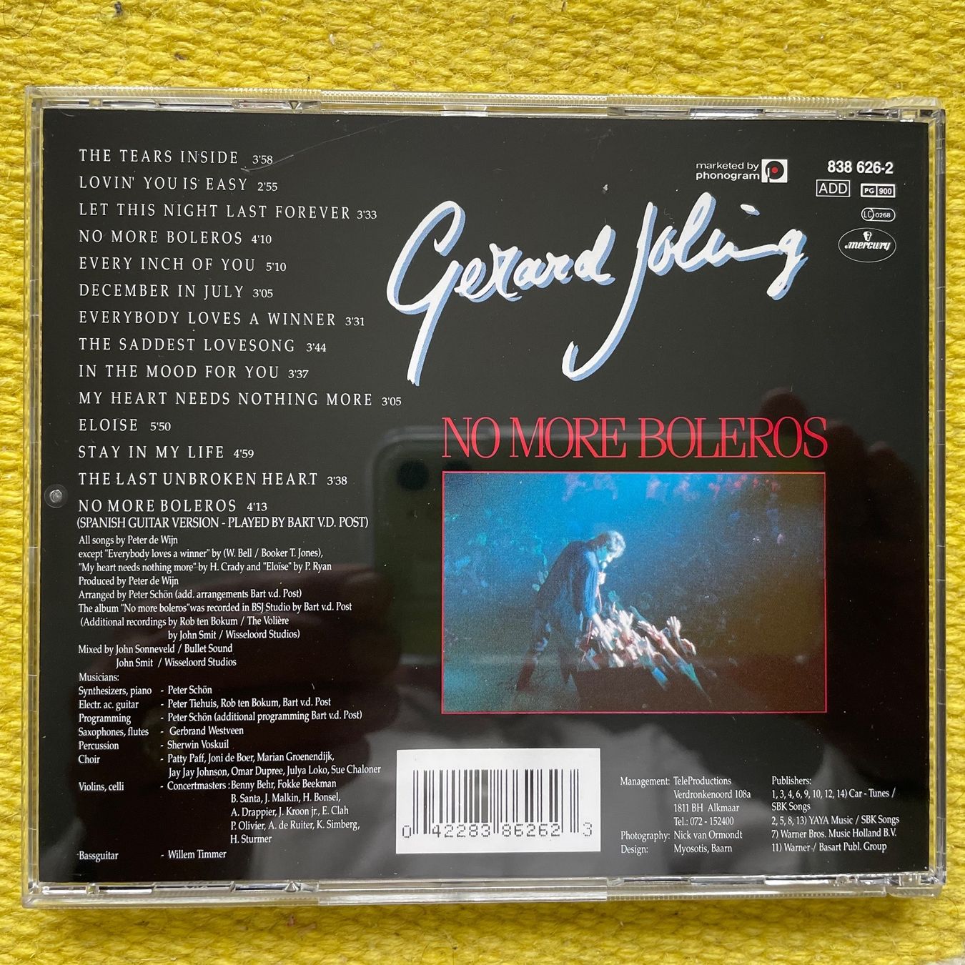 CD: GERARD JOLING-NO MORE BOLEROS – Usato da Rorschacherberg venduto da CD-Roli 1
