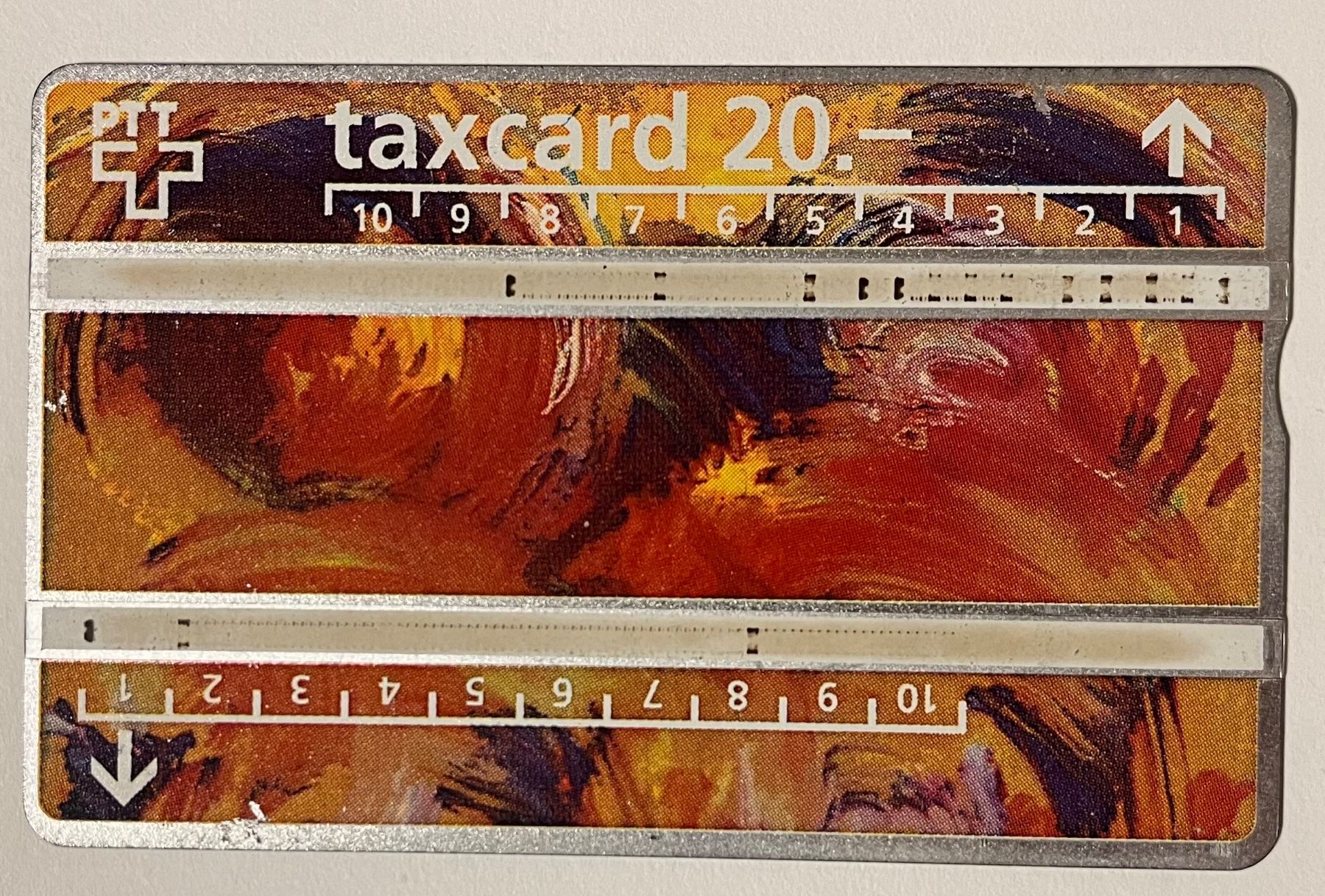 Schede telefoniche: taxcard 20.-  /  Gemälde von Curt Walter – Usato da Altdorf UR venduto da Mini037