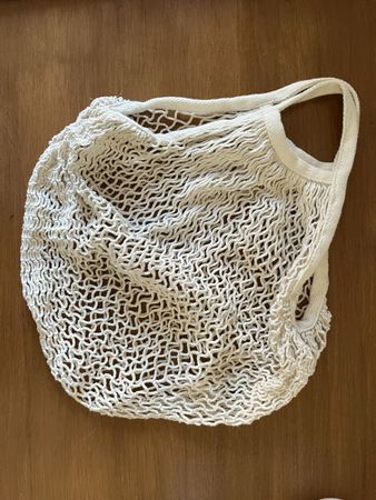 Sac filet écru en coton, parfait pour l'été ☀️ !