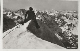 Gaberell,Bergsteigen,Jungfraugipfel, Suchard Sammelkarte
