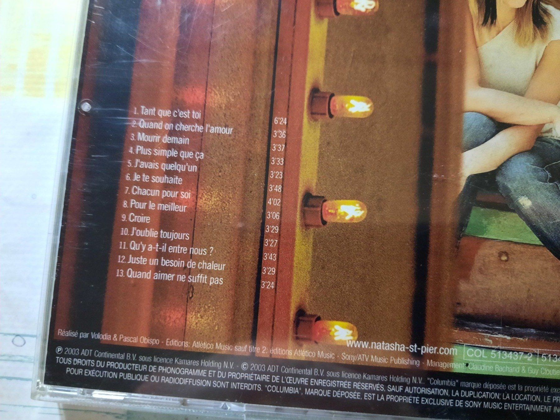 CD: CD Natasha St-Pier - l'instant d'après – Usato da Pully venduto da bro_n52j 2