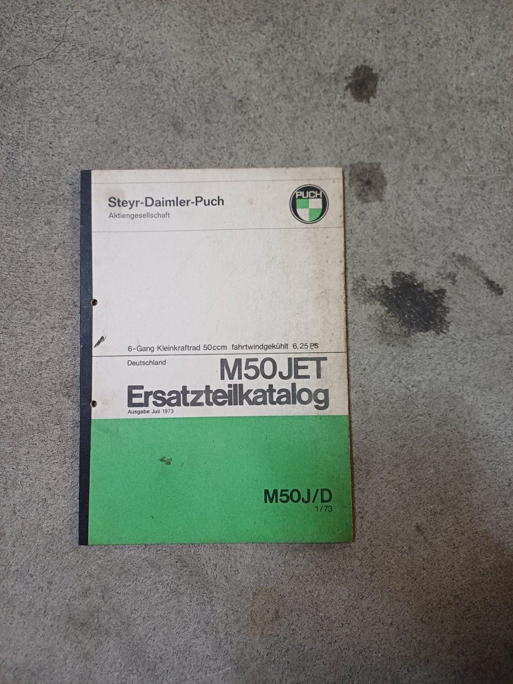 Libri: Ersatzteilkatalog Puch M50 Jet – Usato da Appenzell Steinegg venduto da Gmuender88