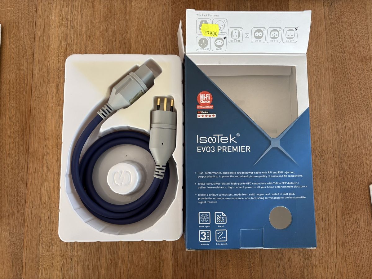 Isotek Cavi: Isotek Evo3 Premier – Nuovo e nell'imballaggio originale da Lausanne venduto da B_456y 1