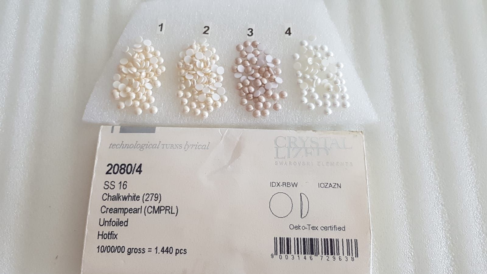 Perlen (unechte): Swarovski Halbperlen 2080/4 ss16 144St – Neu (gemäss Beschreibung) aus Zürich von ata_c8nh 9