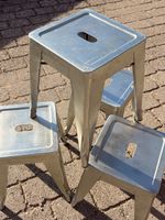 4 Metallhocker (Tolix Style) Industrial Design