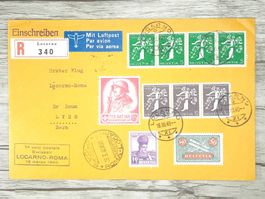 TR15 Enveloppe + Timbre Suisse 1940