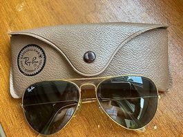 Ray-Ban aviateur, avec étuis, made in USA
