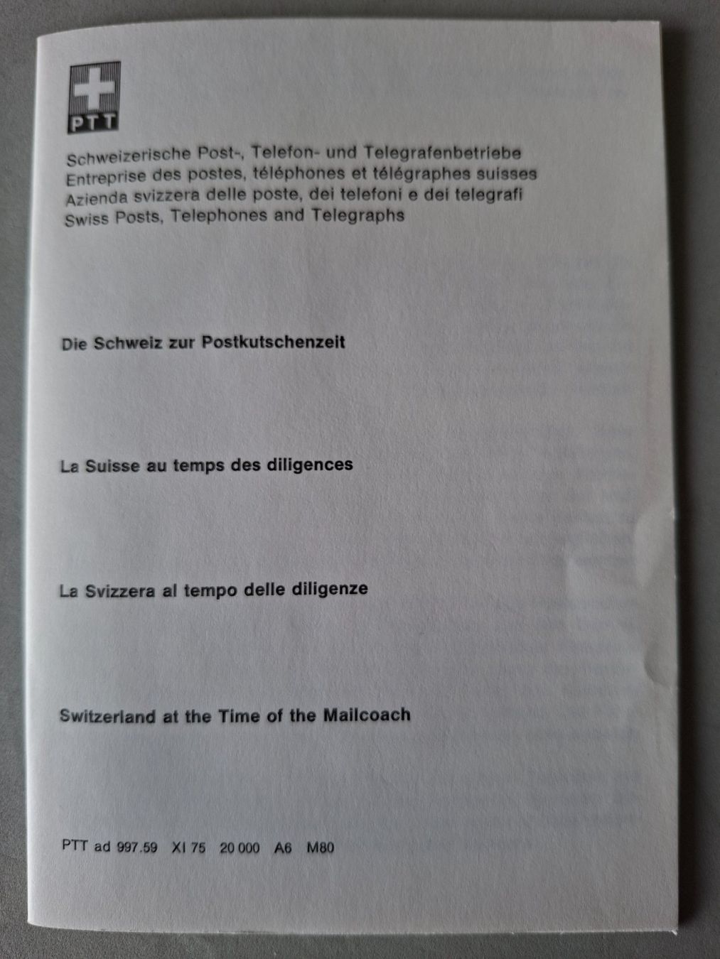 Cartoline postali: Die Schweiz zur Postkutschenzeit - 12 Ansichtskarten - 1975 – Nuovo (secondo la descrizione) da Wetzikon ZH venduto da dom_bm6c 1