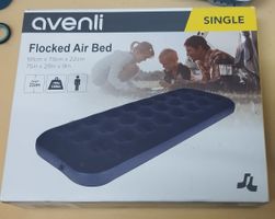 Avenli Luftbett Einzelbett 191x73cm Flocked Air Bed