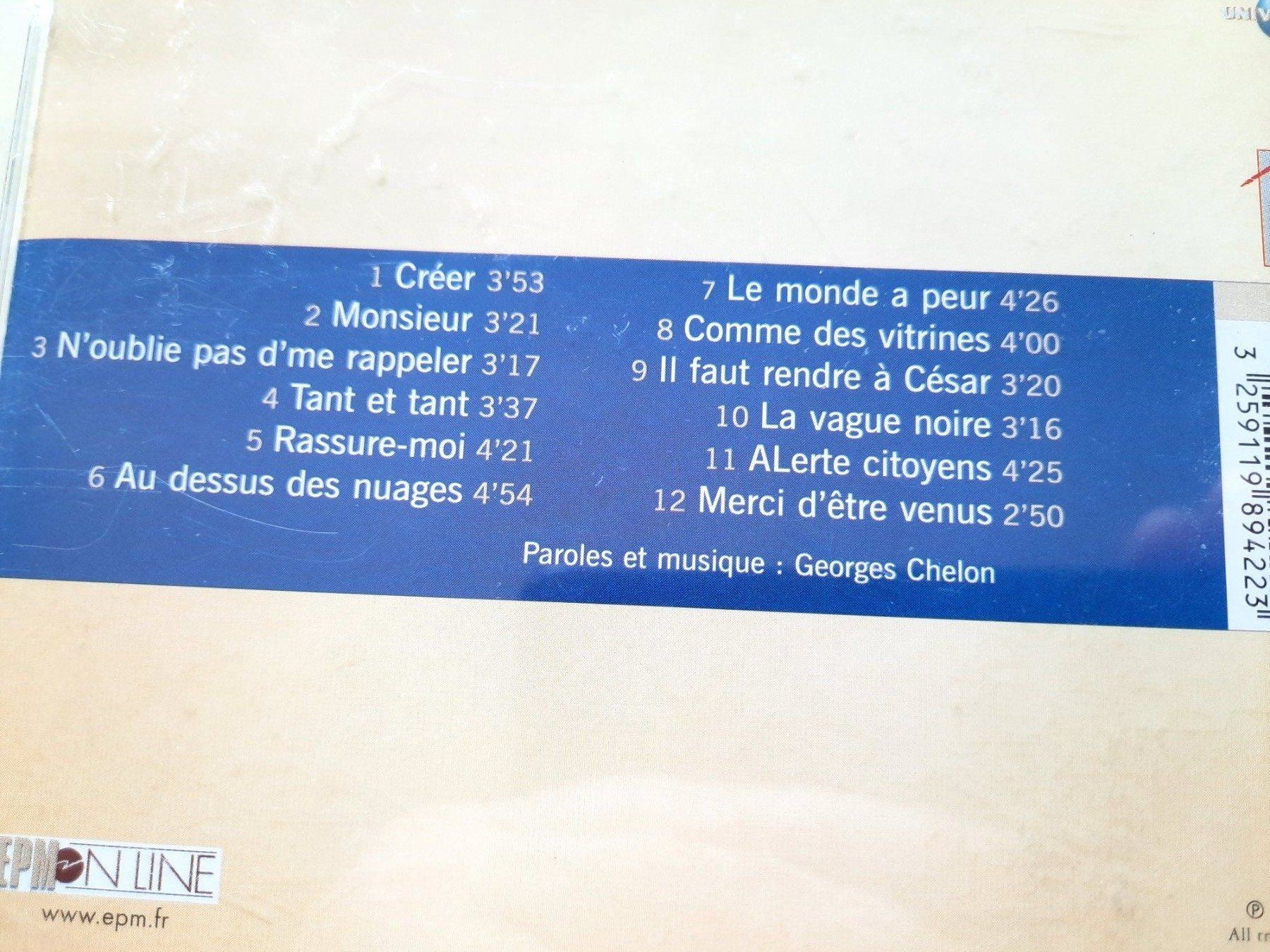CDs: Cd Georges Chelon - Lettres ouvertes – Gebraucht aus Pully von bro_n52j 2