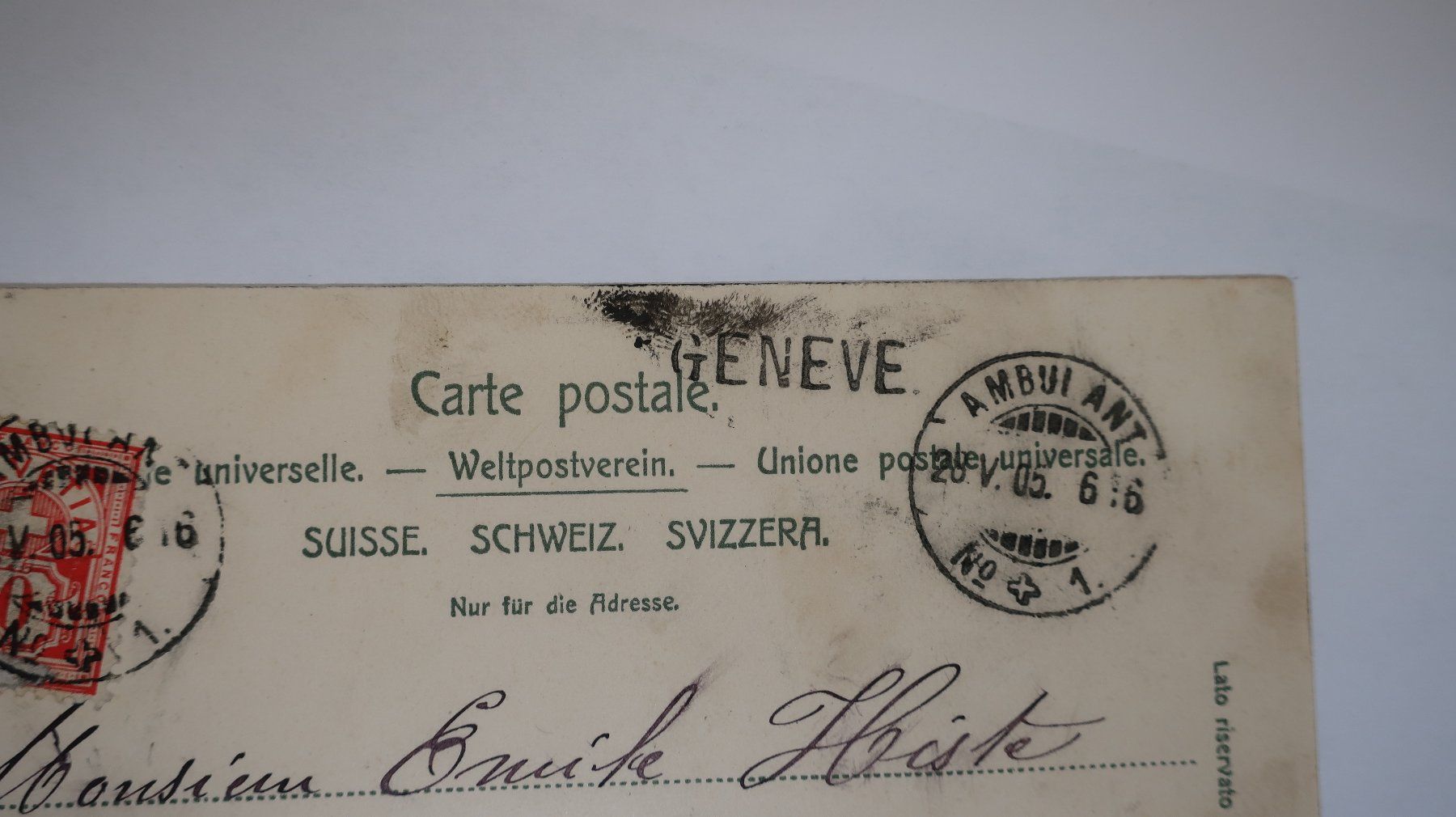 Cartoline postali: Promenthoux  1905 – Usato da Cormoret venduto da Pascalll2001 6