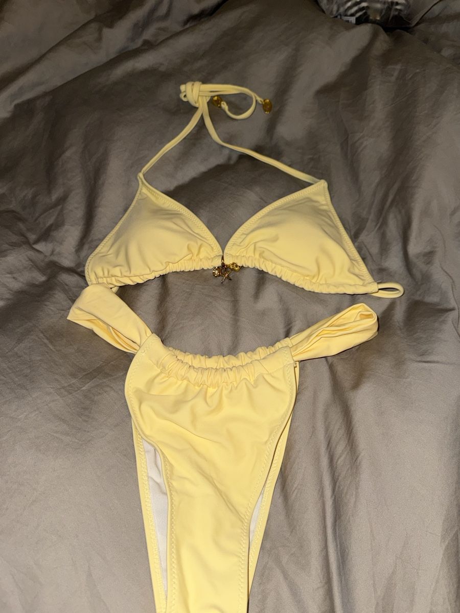 Shein Costumi da bagno & Bikini: Bikini set gelb, M - neu – Nuovo e nell'imballaggio originale da Steinhausen venduto da viivii02 2