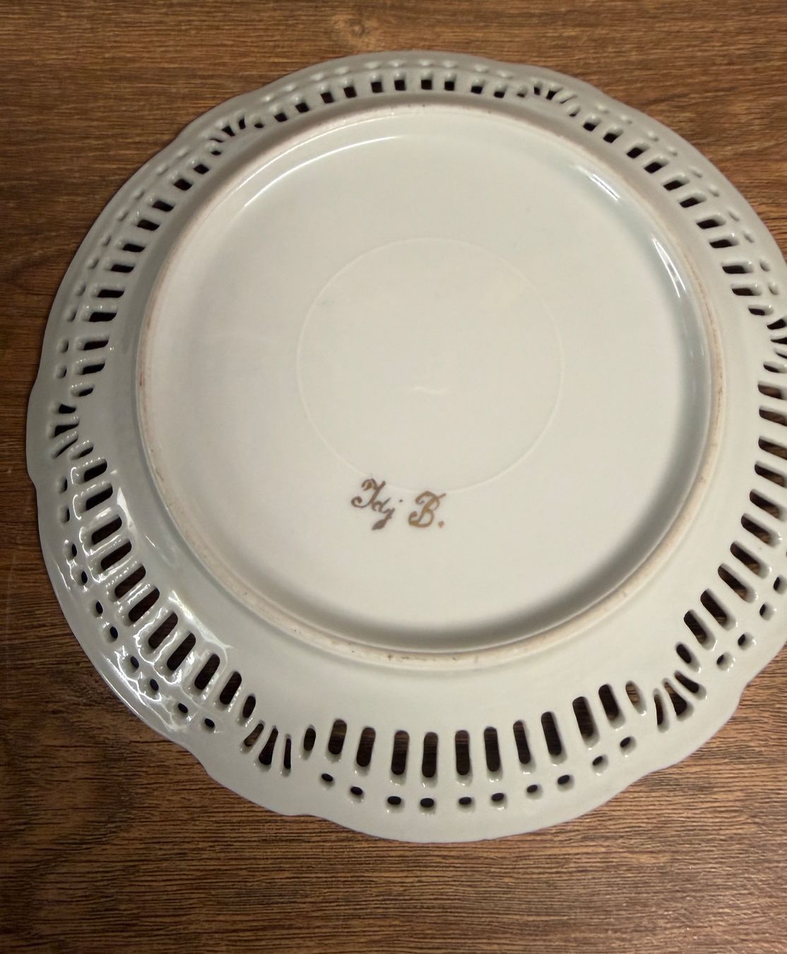Piatti: Antike Teller, Konfektteller, Dessertteller, 4 Stk. Top! – Usato da Nussbaumen AG venduto da olitech5415 2